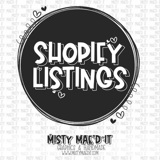 Shopify Listings