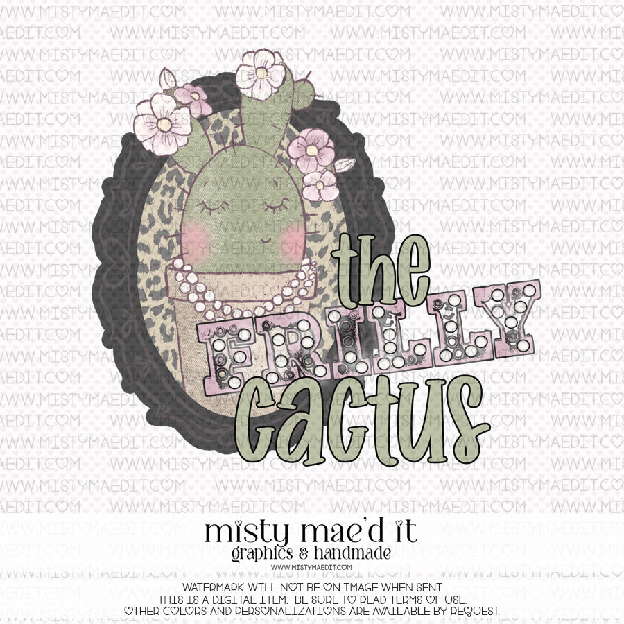 Logo-Premade-The Frilly Cactus