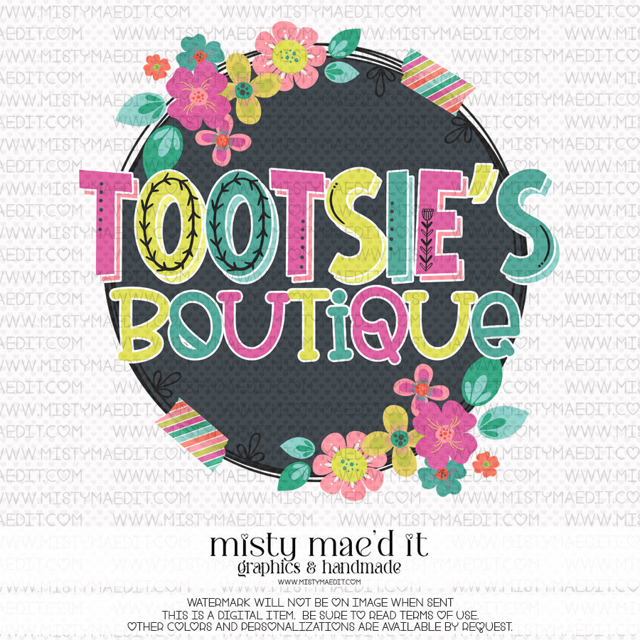 Logo-Premade-Tootsie's Boutique