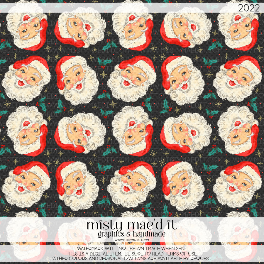 Santa  Seamless Digital Paper