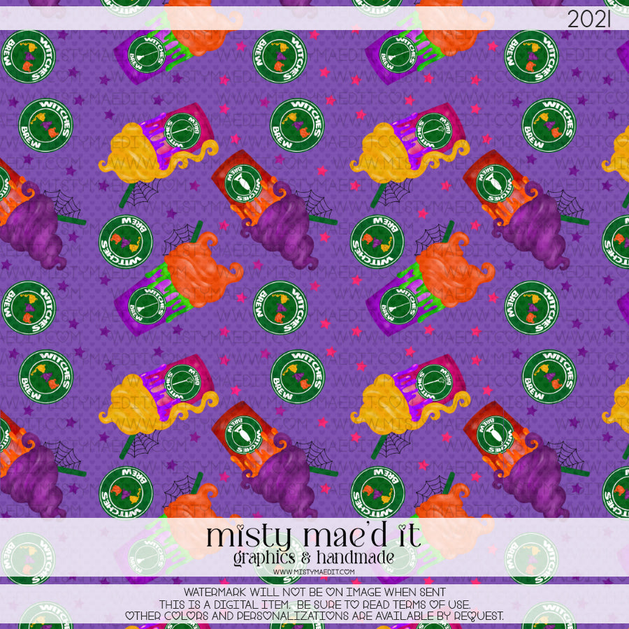 Witches Brew Seamless Digital Paper